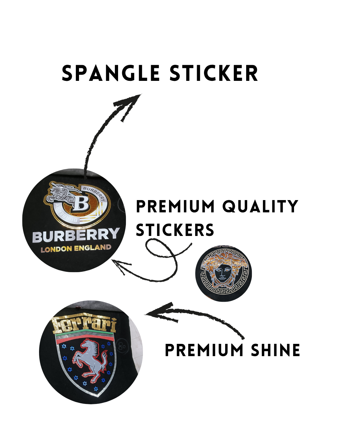Spangle Sticker Transfer for Garments