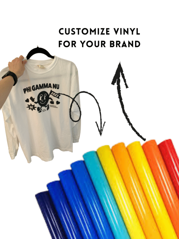 Vinyl Sticker Printing – Glossy & Durable Design for Apparel