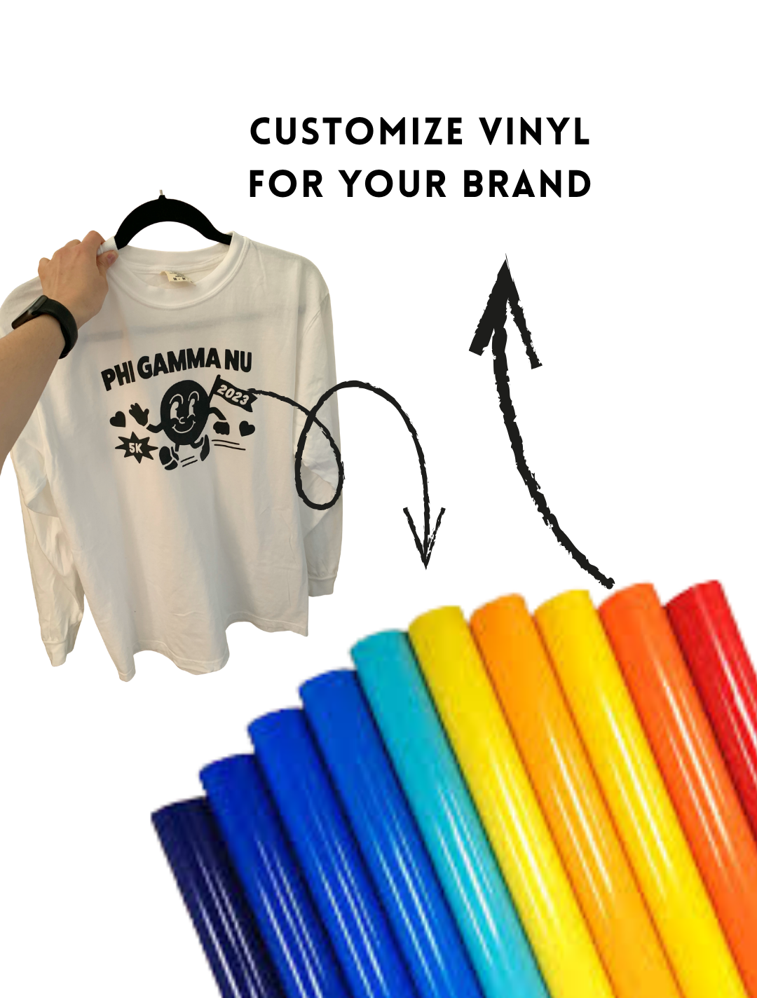 Vinyl Sticker Printing – Glossy & Durable Design for Apparel