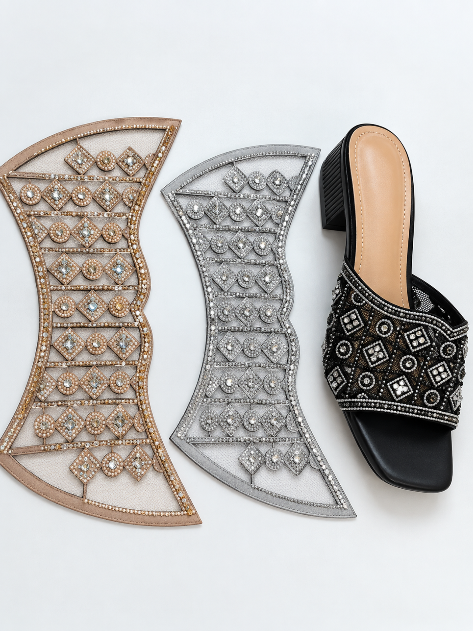 Laser Cutting Work on Ladies Sandals