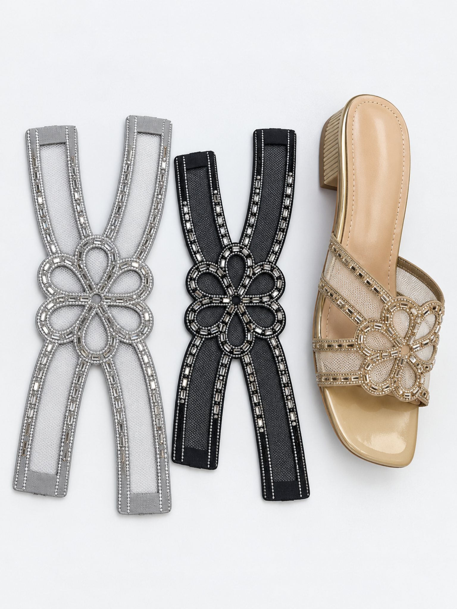 Laser Cutting Work on Ladies Sandals